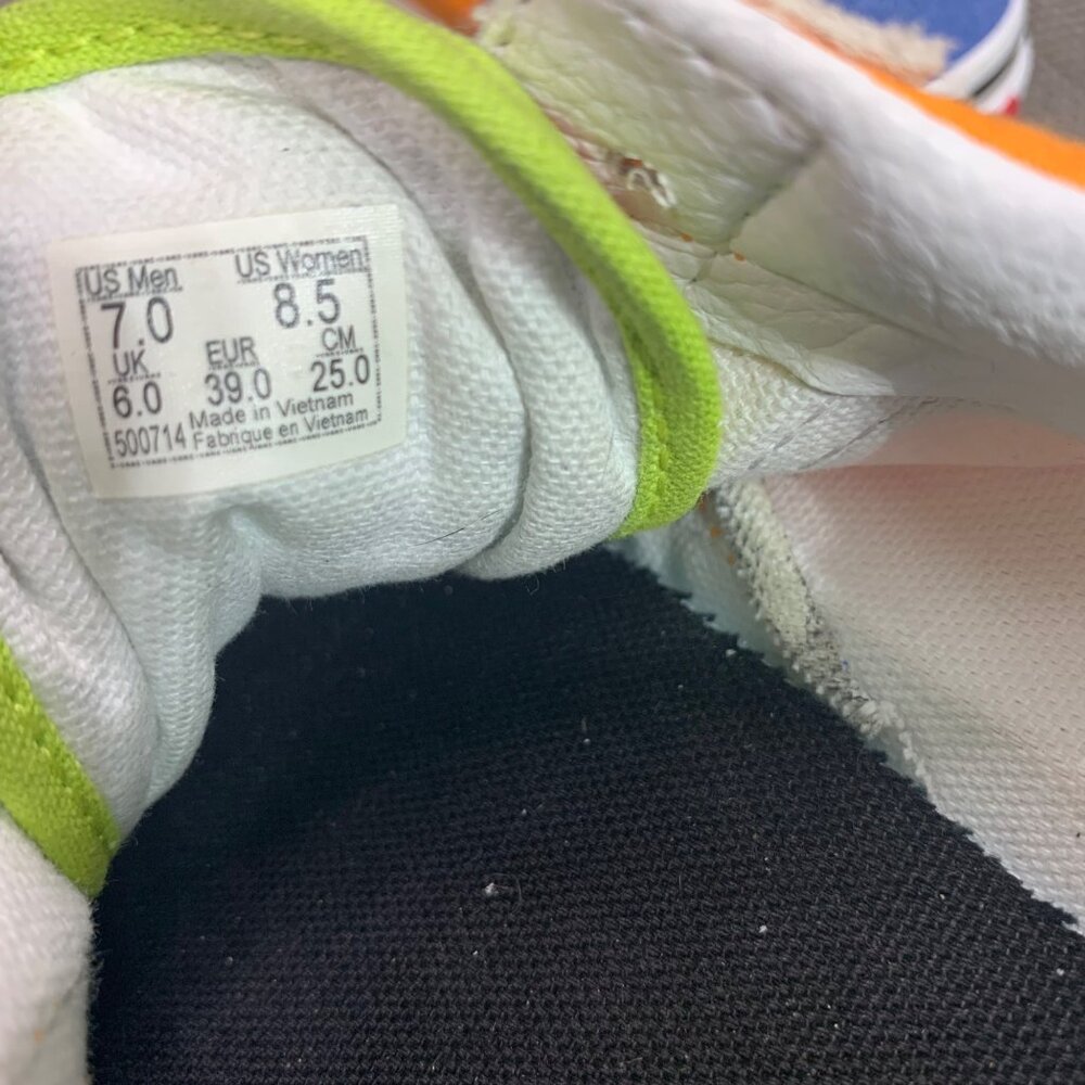 Vans Old Skool Mix & Match Grape Juice/Bright Marigold Mens Size 7 Skate Shoes - Picture 5 of 7